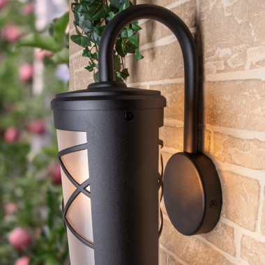 Уличный настенный светильник Premier D IP44 GL 1017D черный — Multielectrika