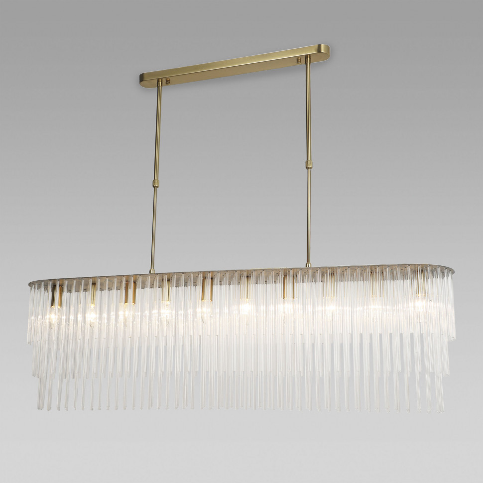 Умная подвесная люстра со стеклянным рассеивателем 488/10 фото 1 — Multielectrika