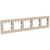Рамка на 5 постов Systeme Electric AtlasDesign универсальная, песочный фото 1 — Multielectrika
