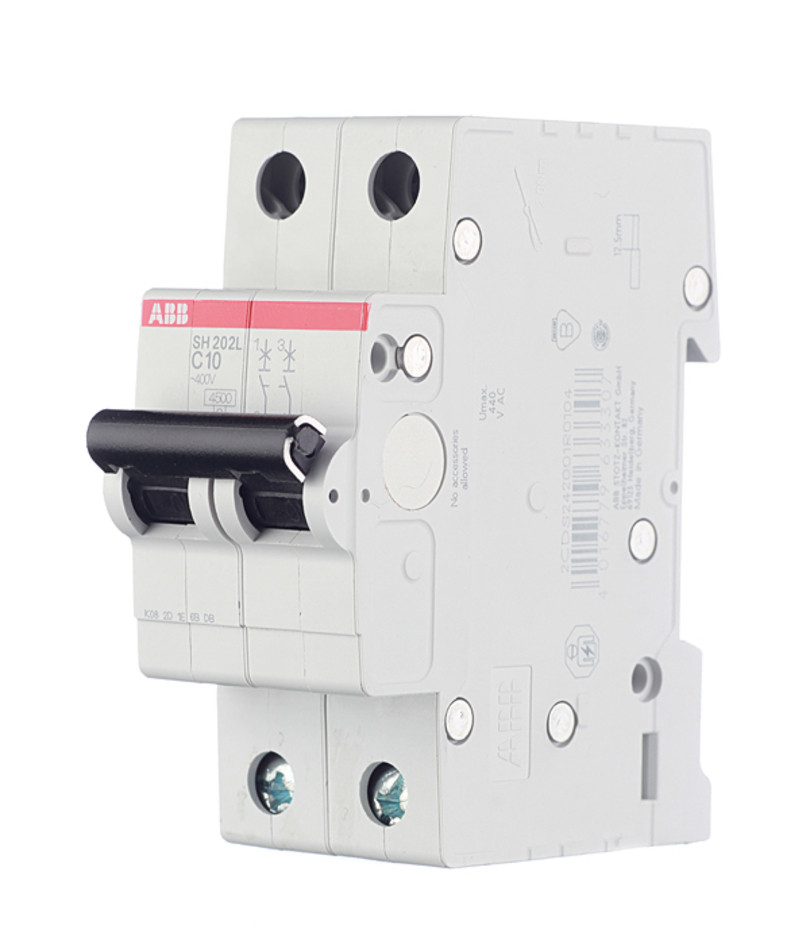 Автомат двухполюсный ABB SH202L C10 2CDS242001R0104 фото 1 — Multielectrika
