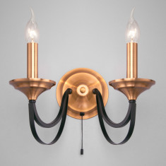 Бра в стиле лофт 60098/2 черный &mdash; Multielectrika