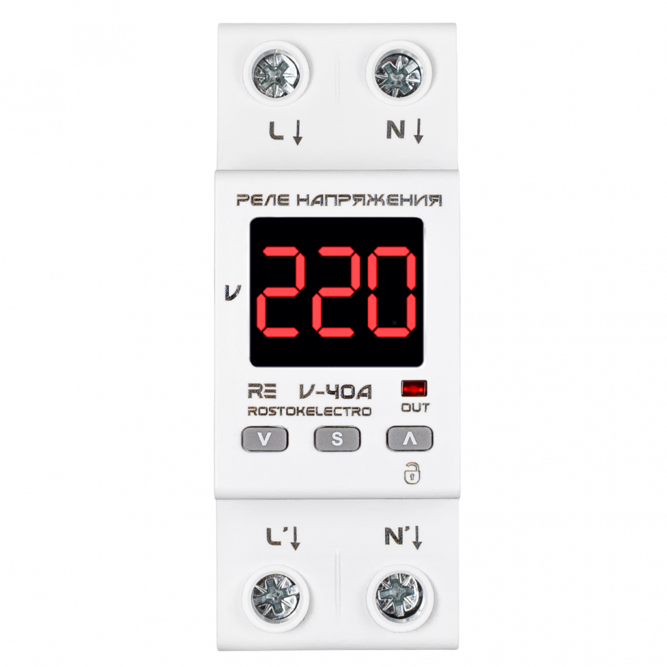 Реле напряжения DigiTOP RE V-40A фото 1 — Multielectrika