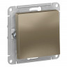 Переключатель одноклавишный Schneider Electric Atlas Design шампань