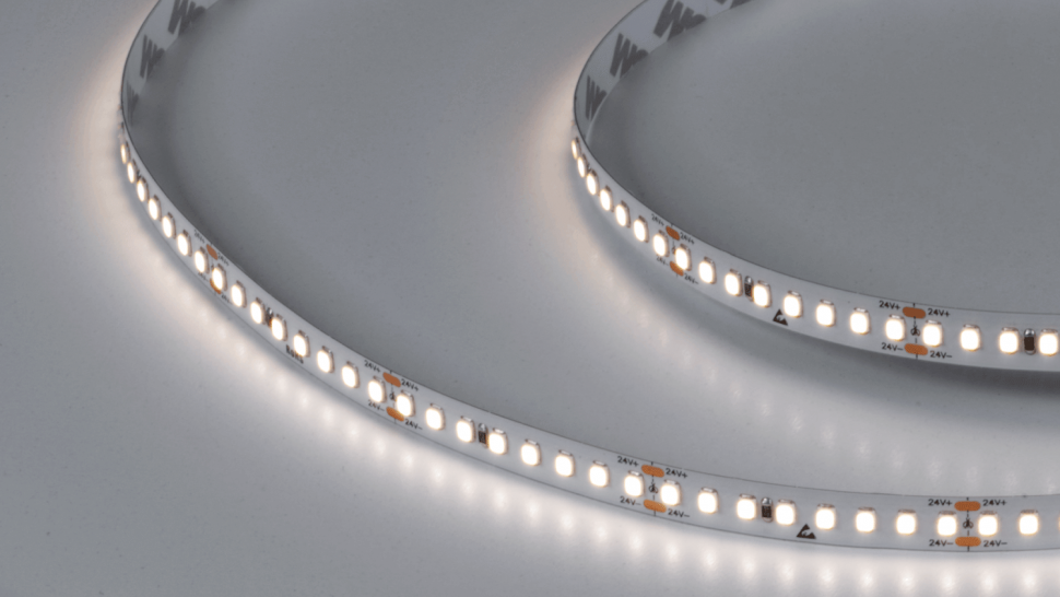 Лента светодиодная DSG2835 NW 160L-V24-IP33, 4000K, 5W/m, LUX фото 1 &mdash; Multielectrika