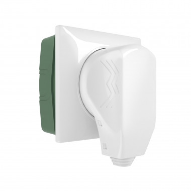 Силовая розетка с вилкой 32А 250В (белый) W1189201 — Multielectrika