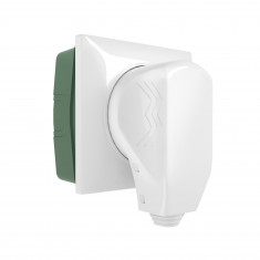 Силовая розетка с вилкой 32А 250В (белый) W1189201 &mdash; Multielectrika