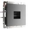 Розетка Ethernet RJ-45 (графит матовый) W1181064 фото 1 &mdash; Multielectrika