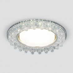 Встраиваемый точечный светильник с LED подсветкой 3025 GX53 CL прозрачный &mdash; Multielectrika