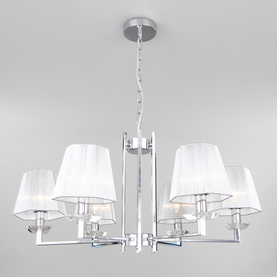 Умный подвесной светильник 60125/6 хром фото 1 — Multielectrika