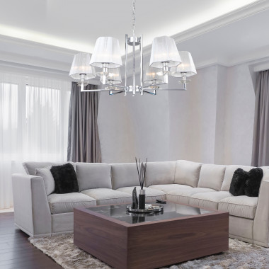 Умный подвесной светильник 60125/6 хром — Multielectrika