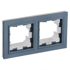 Рамка на 2 поста IP44 IEK Brite РУ-2-БрМ-44 маренго &mdash; Multielectrika