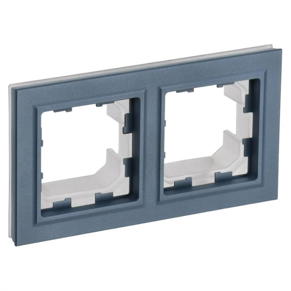 Рамка на 2 поста IP44 IEK Brite РУ-2-БрМ-44 маренго фото 1 — Multielectrika