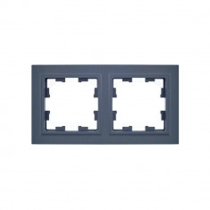 Рамка на 2 поста IP44 IEK Brite РУ-2-БрМ-44 маренго &mdash; Multielectrika