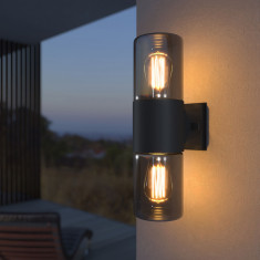 Уличный настенный светильник Roil чёрный IP54 35125/D &mdash; Multielectrika