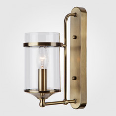 Настенный светильник со стеклянным плафоном 60040/1 античная бронза &mdash; Multielectrika