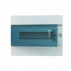 Распределительный шкаф ABB Mistral41 12 мод., IP41, встраиваемый, термопласт, зеленая дверь, 1SLM004101A1203 &mdash; Multielectrika