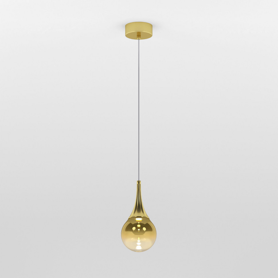 Подвесной светодиодный светильник 50256/1 LED золото фото 1 — Multielectrika