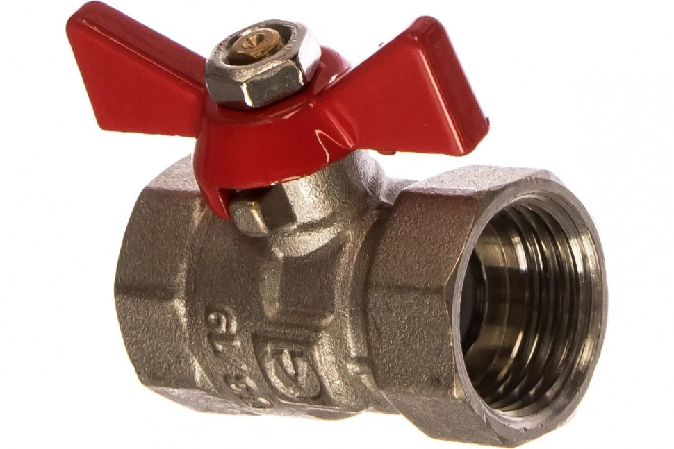 Шаровой кран, рукоятка бабочка 1/2 вн.-вн. Valtec COMPACT VT.092.N.04 фото 1 &mdash; Multielectrika