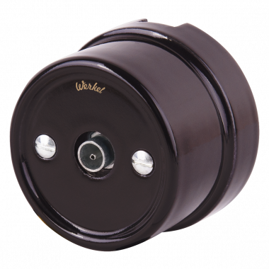 ТВ розетка (коричневый) Ретро WL18-02-05 — Multielectrika