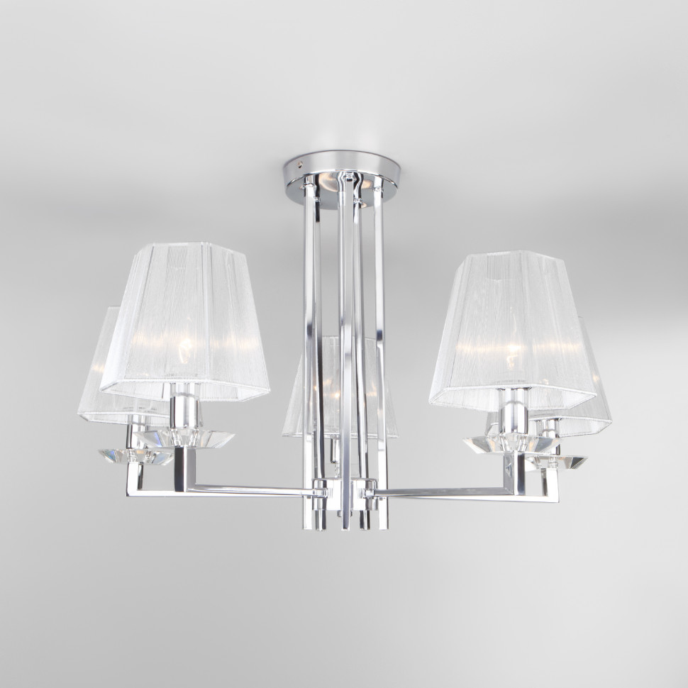 Умный потолочный светильник 60125/5 хром фото 1 — Multielectrika