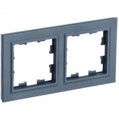 Рамка на 2 поста IEK Brite РУ-2-БрМ маренго &mdash; Multielectrika