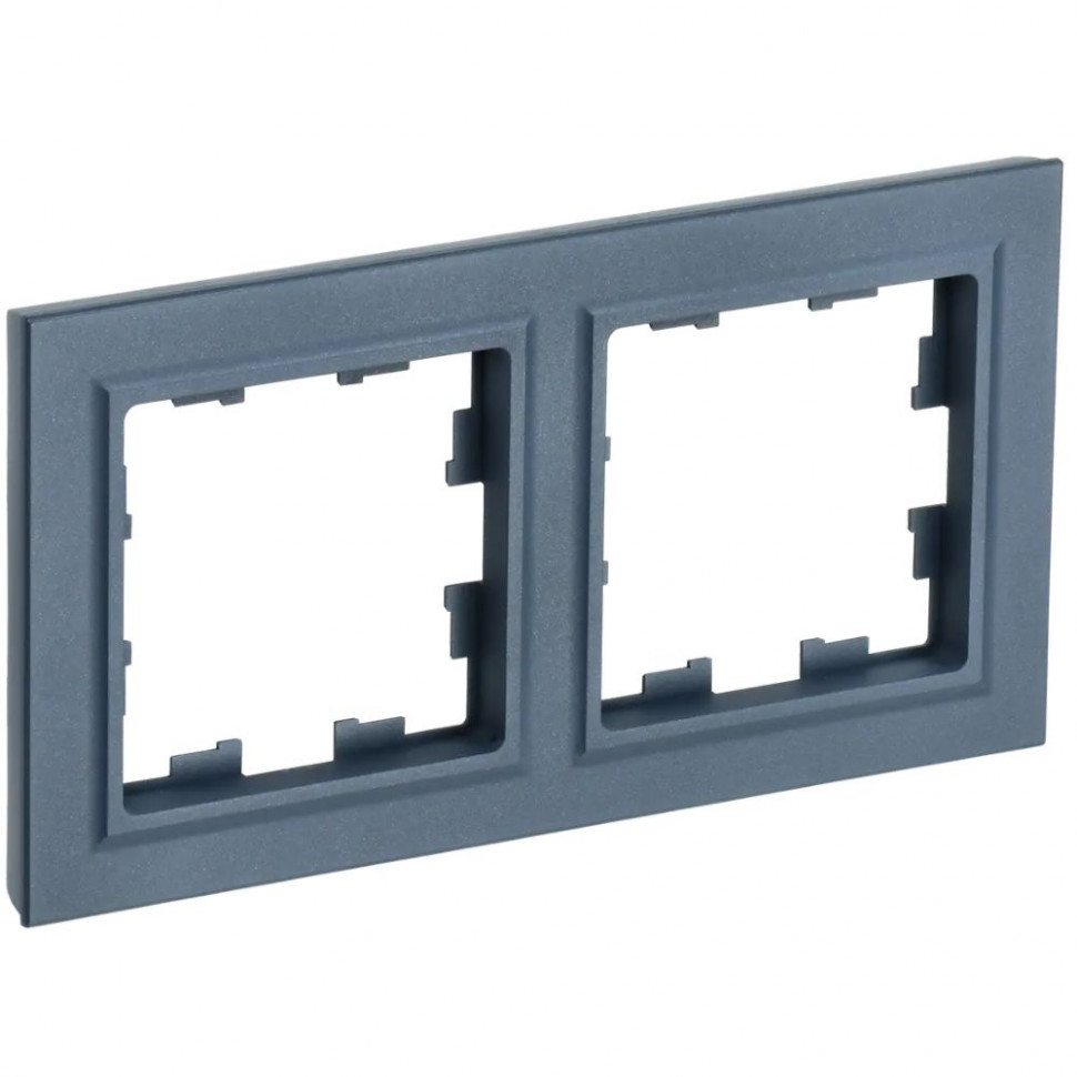 Рамка на 2 поста IEK Brite РУ-2-БрМ маренго фото 1 — Multielectrika