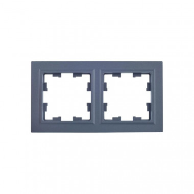 Рамка на 2 поста IEK Brite РУ-2-БрМ маренго — Multielectrika