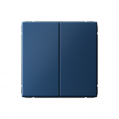 Выключатель двухклавишный Systeme Electric ArtGallery самовозвратный, 10А, аквамарин &mdash; Multielectrika