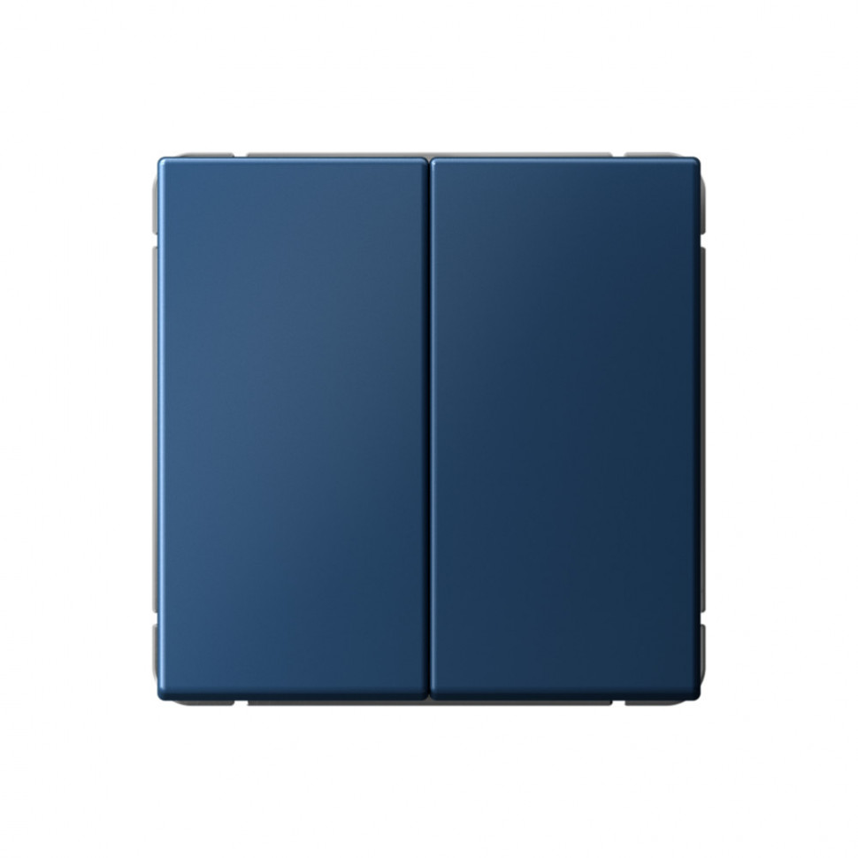 Выключатель двухклавишный Systeme Electric ArtGallery самовозвратный, 10А, аквамарин фото 1 — Multielectrika