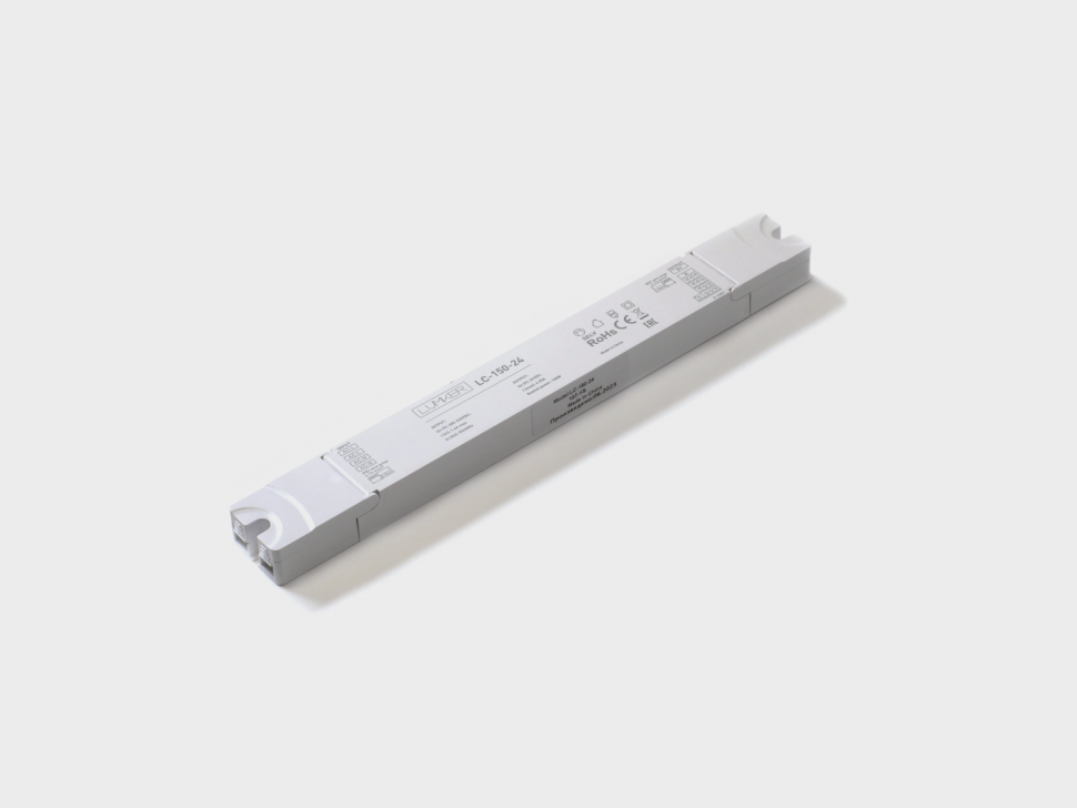 Блок питания сверхтонкий белый, 150Вт, 24В, IP40, LC-150-24 фото 1 — Multielectrika