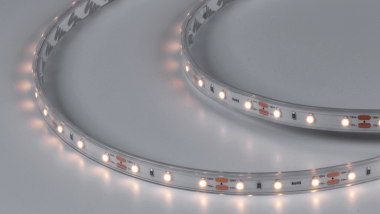 Лента светодиодная LUX 4,8 Вт/м SMD3528 Закрытая (IP65) Теплый белый 2700К 12 В — Multielectrika