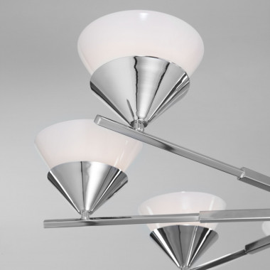 Потолочная люстра в стиле лофт 70138/8 хром — Multielectrika