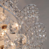 Потолочная люстра с хрусталем 16017/9 белый с серебром фото 2 — Multielectrika