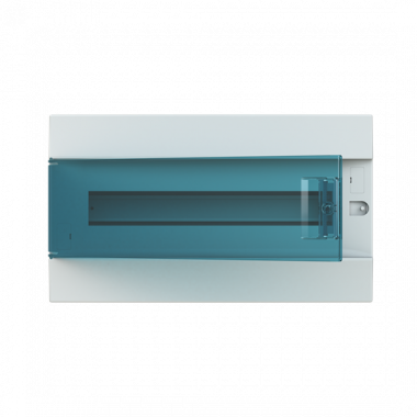 Распределительный шкаф ABB Mistral41 18 мод., IP41, встраиваемый, термопласт, зеленая дверь, 1SLM004101A1204 — Multielectrika