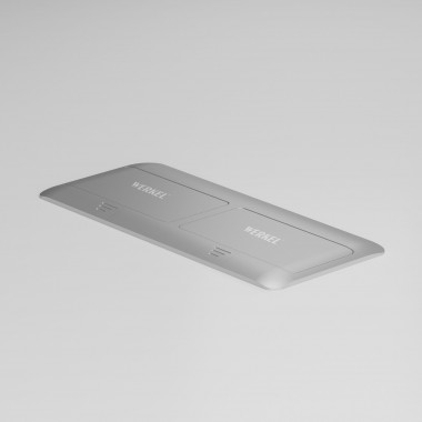 W8078065/ Выдвижной блок (Лючок) на 8 модулей (серебряный) W8078065 — Multielectrika