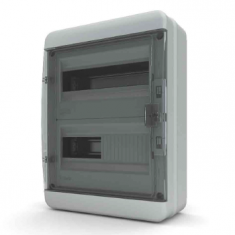 Щит распределительный навесной Tekfor C IP65 на 24 модуля с прозрачной дверцей &mdash; Multielectrika