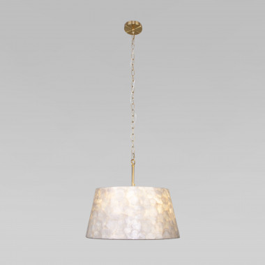 Умный подвесной светильник с перламутром 101013/5 латунь/перламутр — Multielectrika