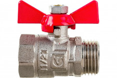 Шаровой кран, рукоятка бабочка 1/2 вн.-нар. Valtec COMPACT VT.093.N.04 &mdash; Multielectrika