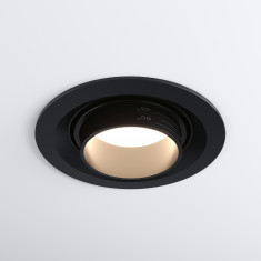 Встраиваемый светодиодный светильник с поворотно-выдвижным механизмом 9919 LED 10W 4200K черный &mdash; Multielectrika