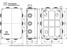 Коробка распределительная Промрукав 273х188х96 для открытой установки &mdash; Multielectrika