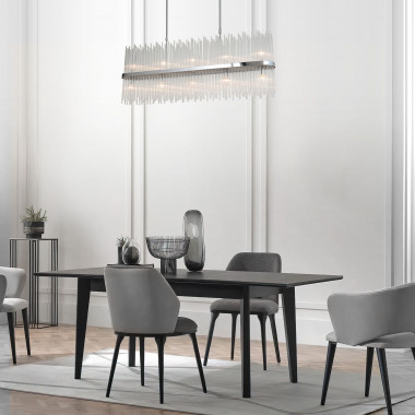 Умная подвесная люстра со стеклянным рассеивателем 485/10 — Multielectrika