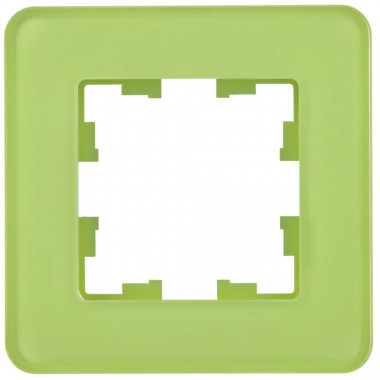 Рамка на 1 пост IEK Brite РУ-1-2-Бр стекло эко грин RE — Multielectrika