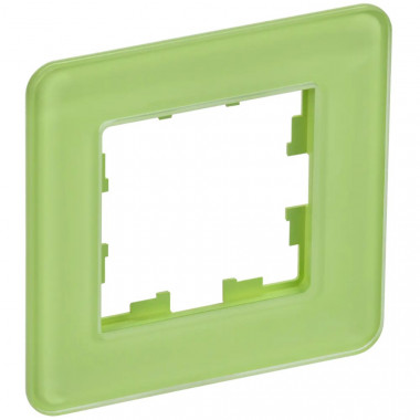 Рамка на 1 пост IEK Brite РУ-1-2-Бр стекло эко грин RE — Multielectrika