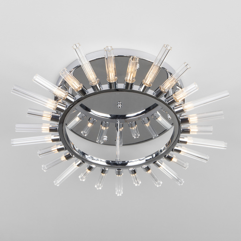 Потолочная люстра со стеклянными плафонами 562 хром фото 1 — Multielectrika