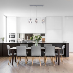 Подвесной светильник с хрусталем 50101/3 хром &mdash; Multielectrika