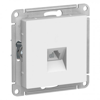Розетка RJ-11 Schneider Electric Atlas Design белая — Multielectrika
