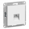 Розетка RJ-11 Schneider Electric Atlas Design белая