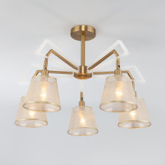 Потолочная люстра 60082/5 золотая бронза &mdash; Multielectrika