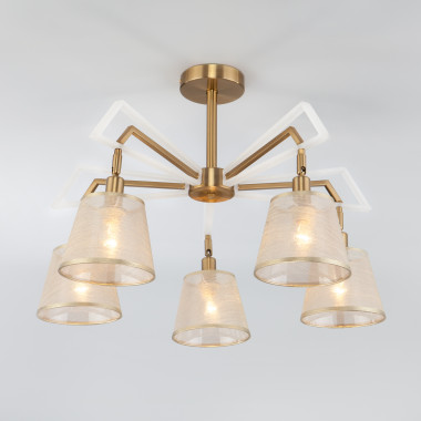 Потолочная люстра 60082/5 золотая бронза — Multielectrika