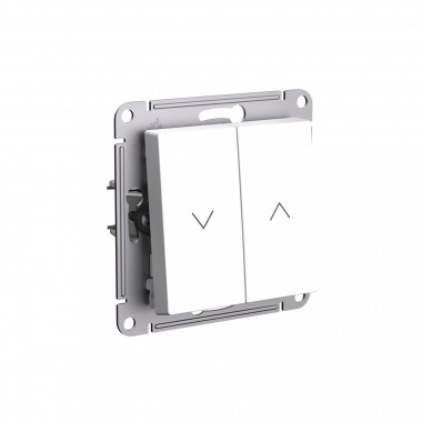 Выключатель для жалюзи Systeme Electric AtlasDesign 10А, лотос — Multielectrika